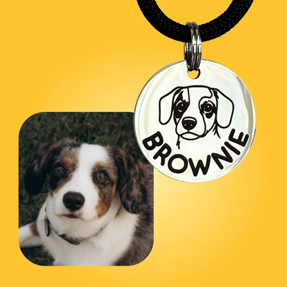 Адресник ПОРТРЕТ