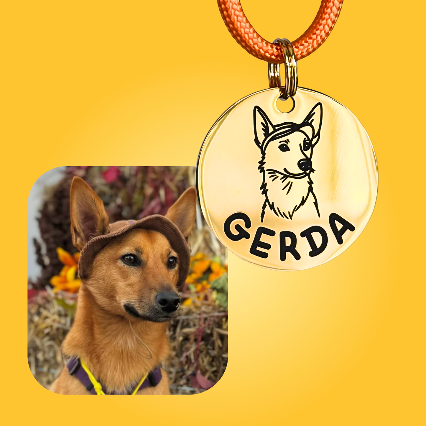 Адресник ПОРТРЕТ