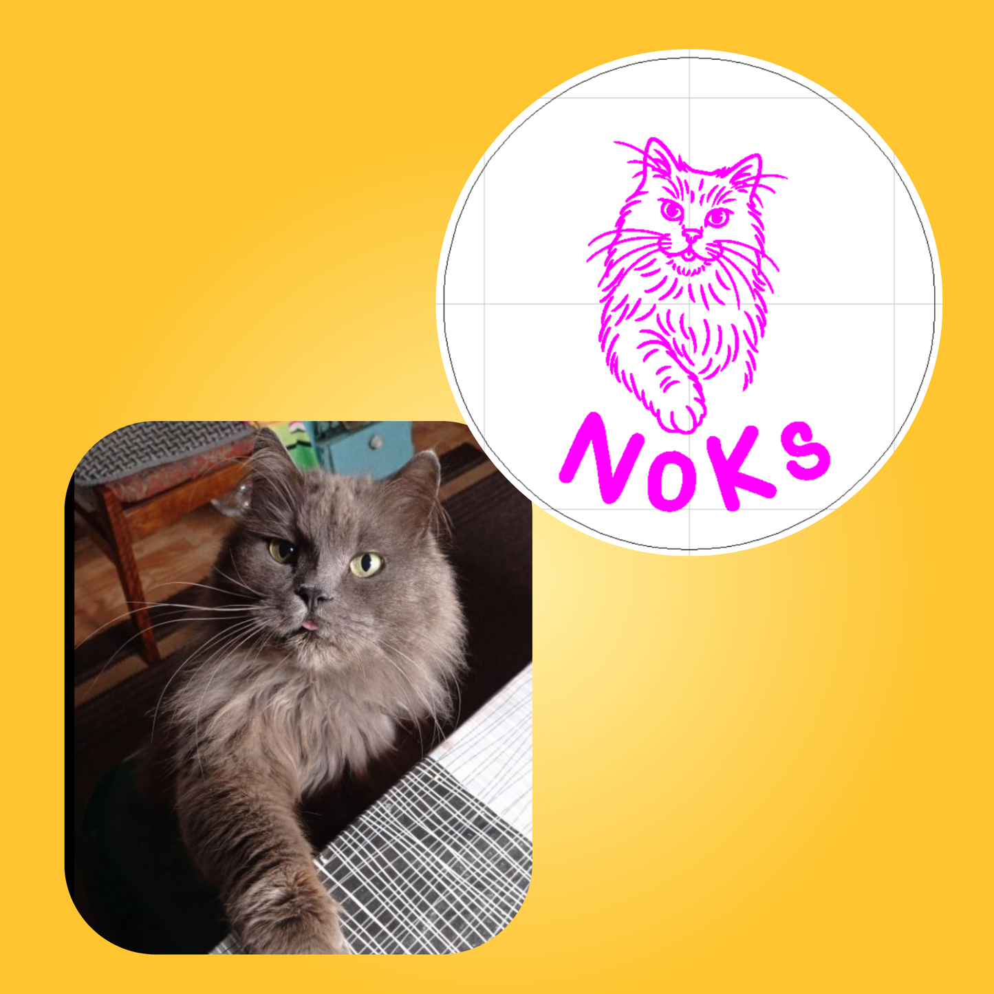 Адресник ПОРТРЕТ